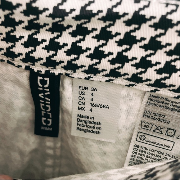3 for 25! 🌻 H&M Houndstooth Twill Pants 🖤 - Picture 13 of 13